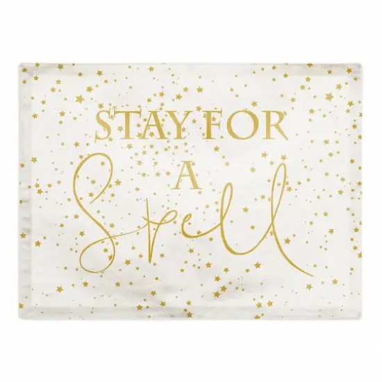 Stay For A Spell Polyester Twill Placemat {1}