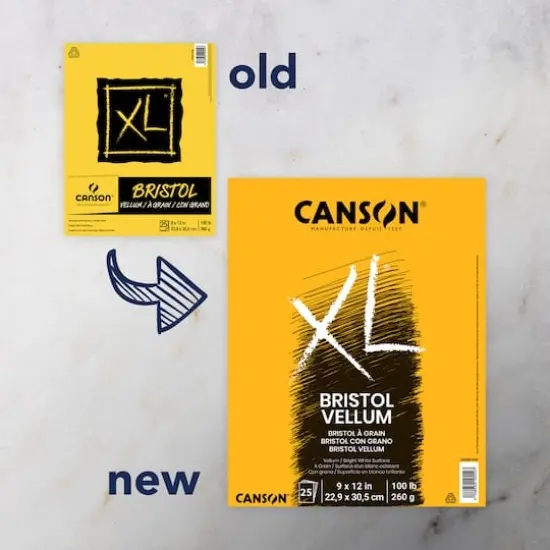 Canson&reg; XL&reg; Bristol Spiral Vellum Pad {4}