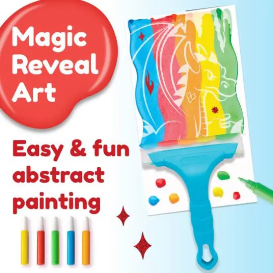 Creativity for Kids&reg; Dragon Squeegeez Magic Reveal Art {6}