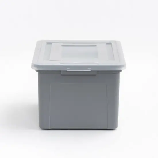 Iris&reg; Gray Dual Purpose Letter & Legal Size File Box, 3 Pack {7}