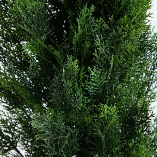 10ft. Potted Green UV Resistant Artificial Cedar Pine Tree {4}
