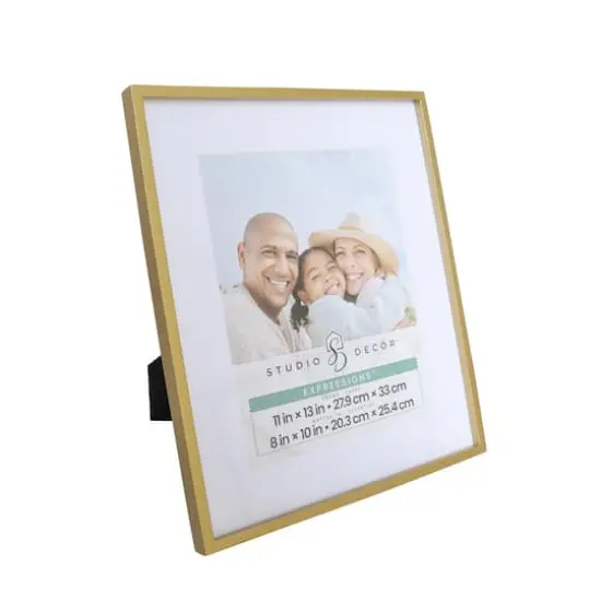 Expressions&trade; Gold Sydney Frame with Mat by Studio D&eacute;cor&reg; {3}