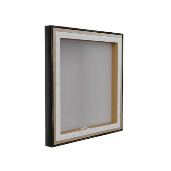 Stupell Industries St Patrick's Day Clover Love Floater Framed Art Black {5}