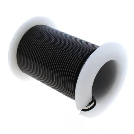 The Beadsmith&reg; Wire&trade; Elements 16 Gauge Tarnish-Resistant Wire Black {4}