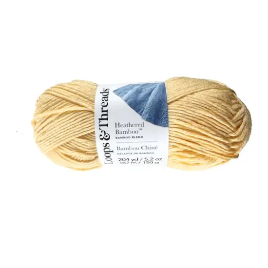 Heathered Bamboo&trade; Yarn by Loops & Threads&reg; Butter {1}