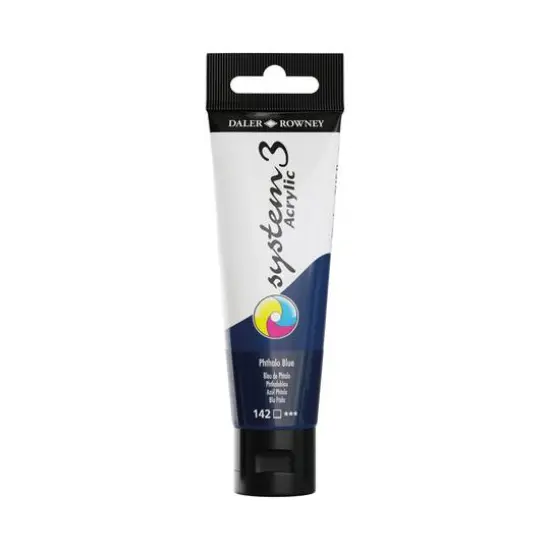Daler-Rowney&reg; Original System 3 Acrylic Paint, 59mL 142 Phthalo Blue {1}