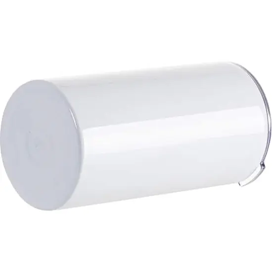 Craft Express 4ct. 20oz. White Stainless Steel Mug with Slide Lid {4}