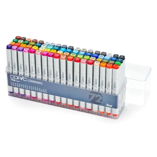Copic&reg; Classic Marker Set, 72 Color Set A {1}