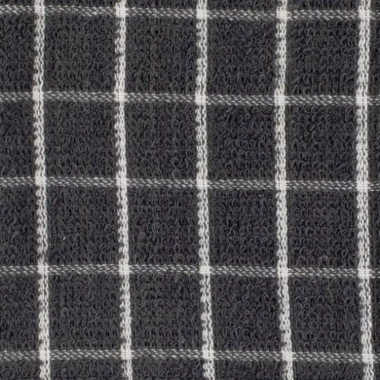 DII&reg; Gray Combo Windowpane Dishcloths, 6ct. {8}