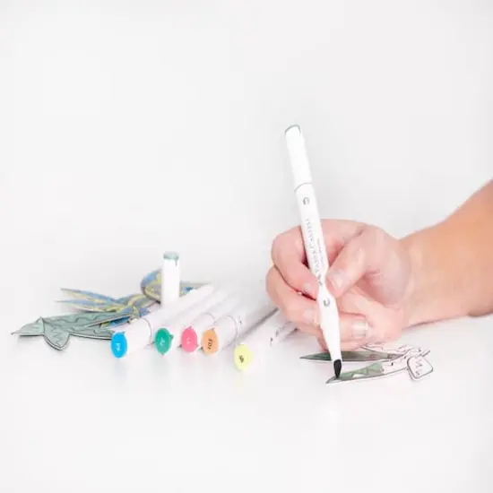 Faber-Castell&reg; Pop Up Coloring Succulent Bouquet {3}