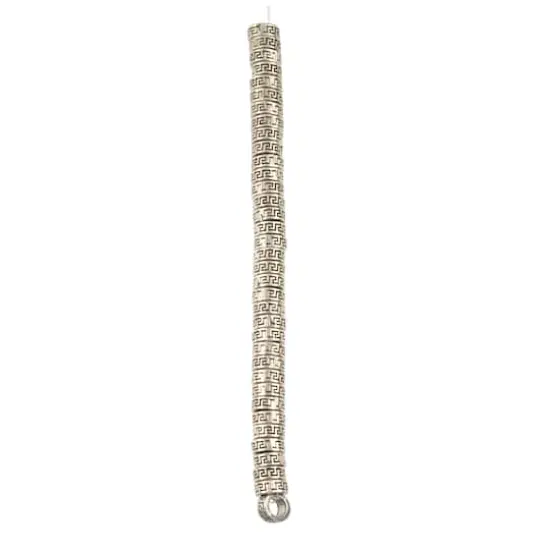 Antique Silver Metal Large Hole Spacer Beads, 7.5mm by Bead Landing&trade; {4}