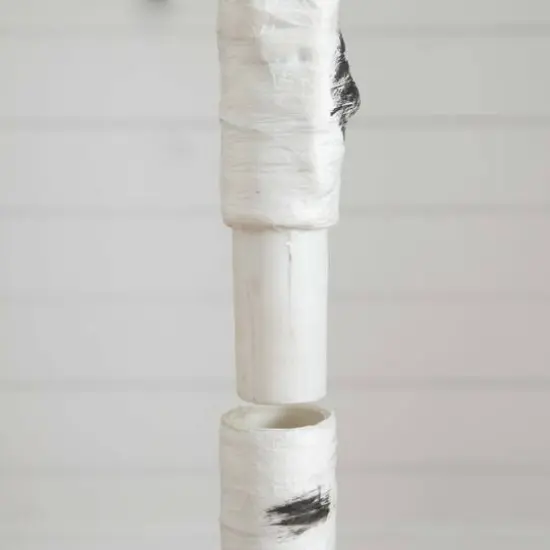 3ft. Pre-Lit White Birch Artificial Tree, Warm White LED Lights {6}