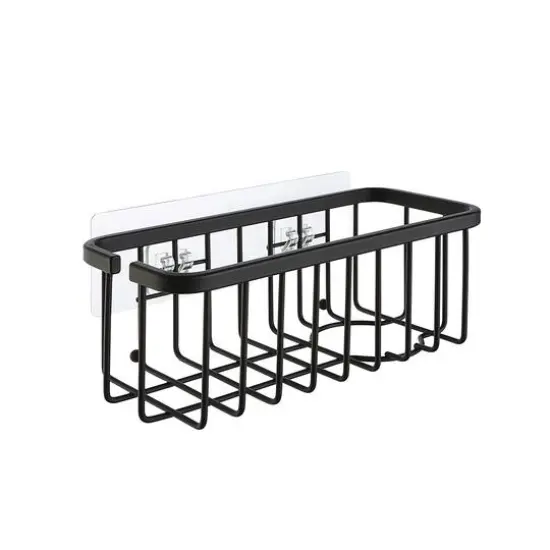 SunnyPoint NeverRust Deluxe Kitchen Sink Suction Holder Mat Black {1}