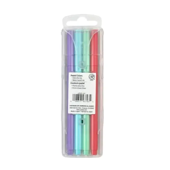 Marvy&reg; Uchida LePen&reg; Extra Fine 4 Pastel Pen Set {6}