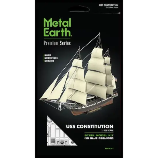 Metal Earth&reg; Premium Series USS Constitution Steel Model Kit {3}