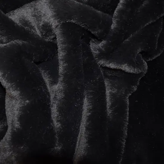 Feldman Black Faux Fur Craft Fabric {3}