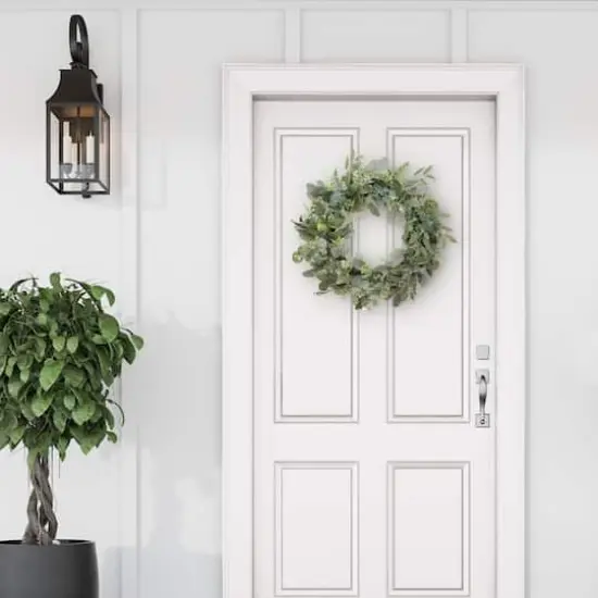 24" Spring Eucalyptus & Creeping Jenny Wreath {5}