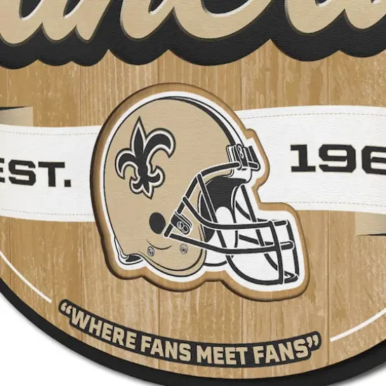 NFL Fan Cave Sign New Orleans Saints {5}