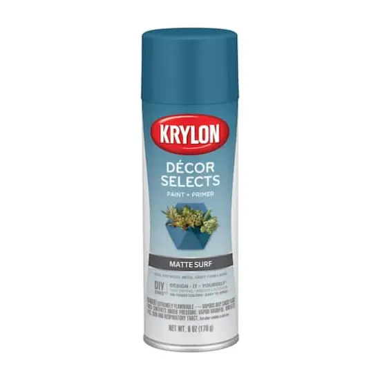 Krylon&reg; D&eacute;cor Selects Matte Paint & Primer Surf {1}