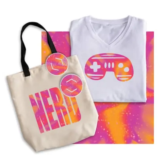 Cricut&reg; Infusible Ink&trade; Transfer Sheet Patterns, Rainbow Watercolor Splash {5}