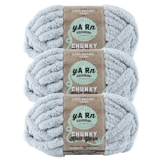 3 Pack Lion Brand&reg; Yarn Workshop Chunky Knit Yarn Willow {1}
