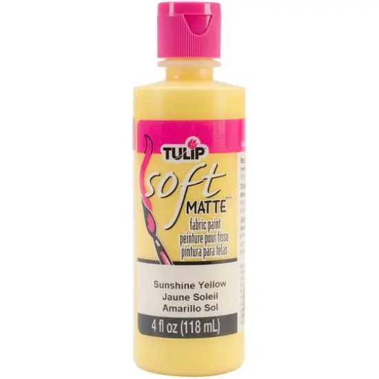 Tulip&reg; Matte Soft Fabric Paint, 4oz. Ebony {2}