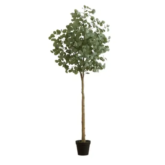 7ft. Potted Artificial Eucalyptus Tree {1}