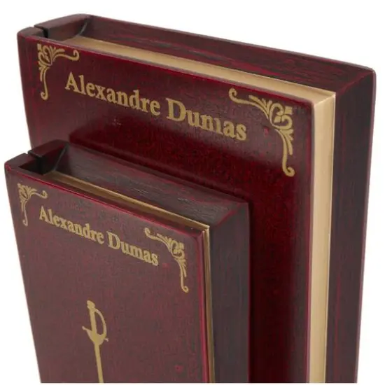 Red The Three Musketeers Storage Faux Book Box Set {10}