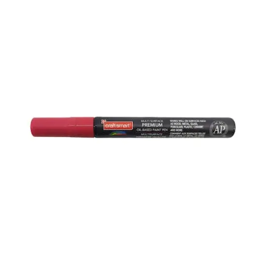Chisel Tip Multi-Surface Premium Paint Pen by Craft Smart® Red {1}