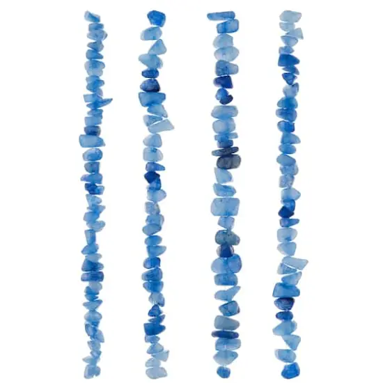 Blue Quartzite Stone Chip Beads, 8mm by Bead Landing&trade; {3}