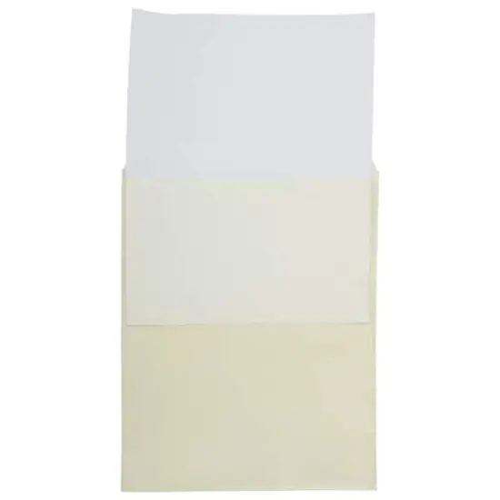 JAM Paper 8.93" x 11.25" Self Adhesive Closure Cello Sleeves, 100ct. Yellow {6}