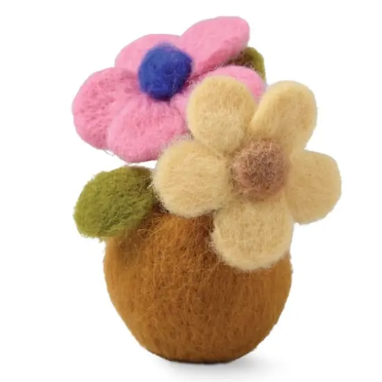 Flower Pot Felting Kit by Loops & Threads&reg; {1}
