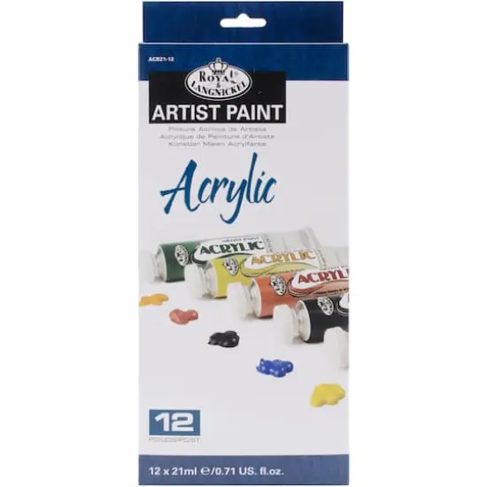 Royal & Langnickel&reg; 12 Color Acrylic Paint Set {3}