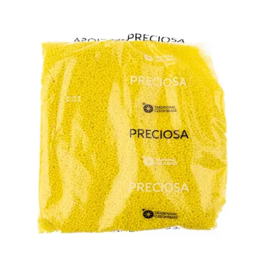 John Bead Terra Intensive 11/0 Czech Glass Seed Beads, 250g Yellow Matte {3}