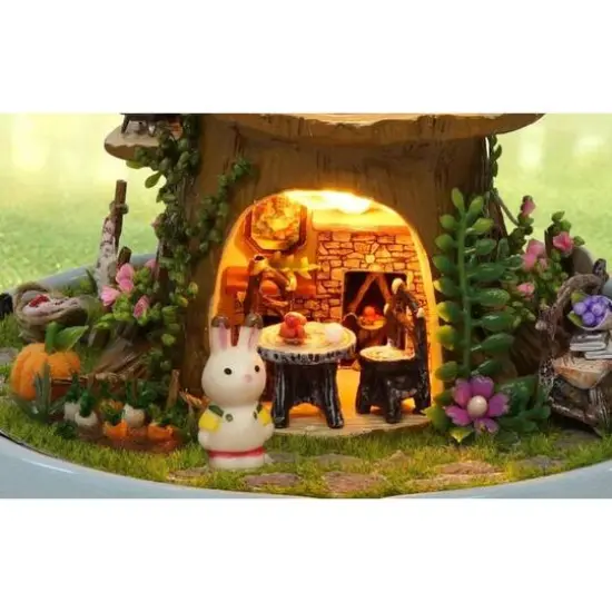 Wizardi Miniature Roombox Kit: The Forest Whim Dollhouse Kit {5}