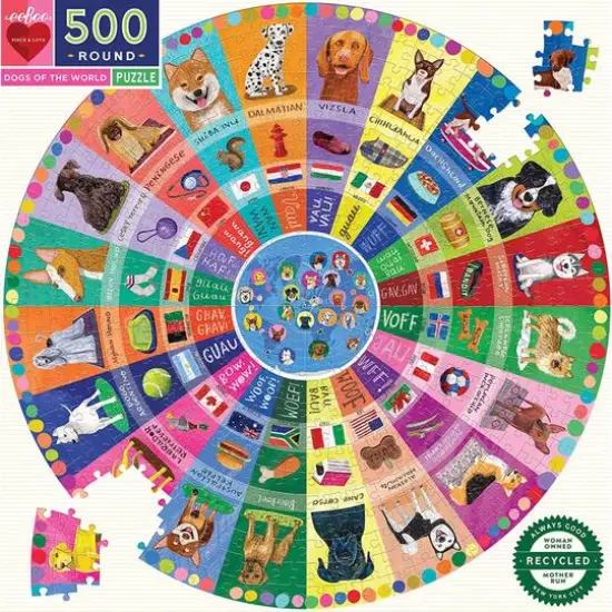 eeBoo Dogs of the World 500 Piece Puzzle {4}