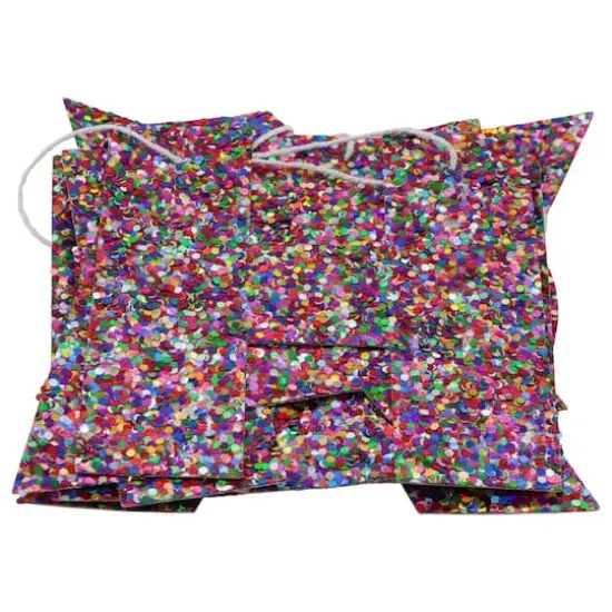 6ft. Multicolor Glitter Happy Birthday Banner by Celebrate It&trade; {4}