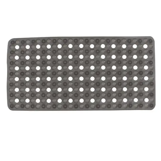 Smoke Non-Slip Bubble Texture Bath Mat {1}
