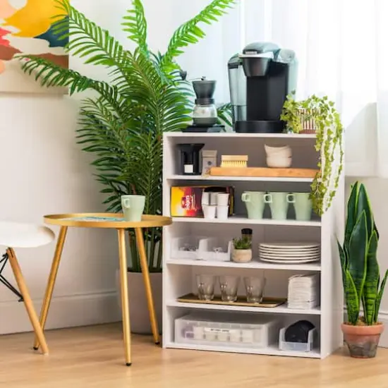 IRIS&reg; 31.5" 5-Tier Organizer Shelf White {9}