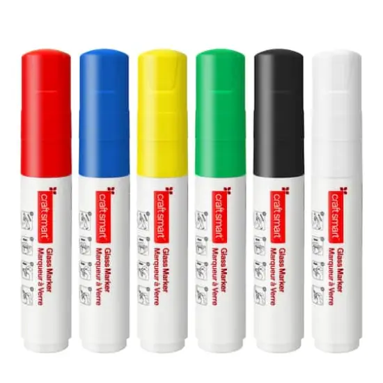 Primary 3-in-1 Nib Glass Markers Set by Craft Smart&reg; {1}