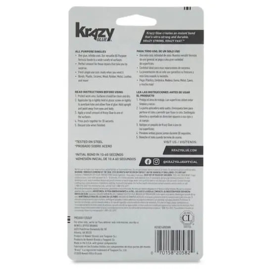 Krazy Glue&reg; All Purpose Super Glue Singles, 4ct. {5}