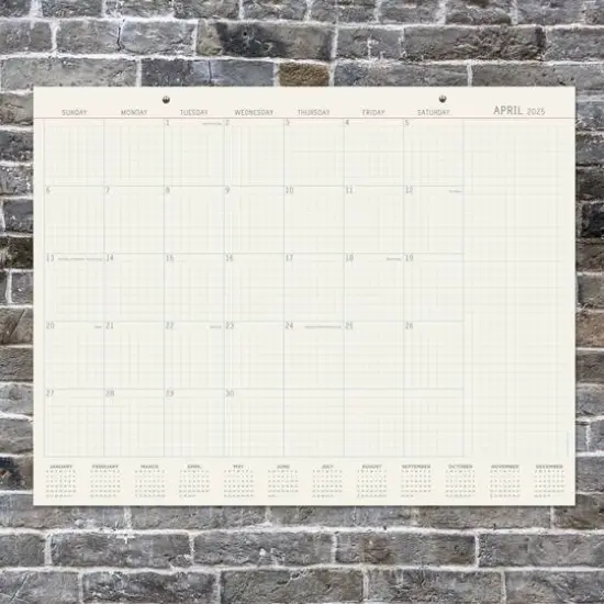 TF Publishing Large 2025 Vintage Professional Monthly Blotter Desk Pad Calendar {5}