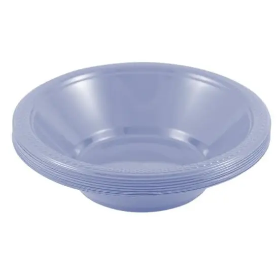 JAM Paper 7" Plastic Bowls, 20ct. Baby Blue {4}