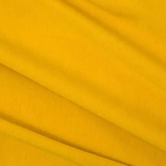 Fabric Merchants Solid Cotton Spandex Fabric Mustard {1}