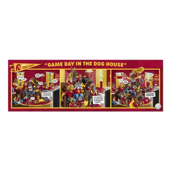 College Game Day in the Dog House 1,000 Piece Puzzle USC Trojans {5}