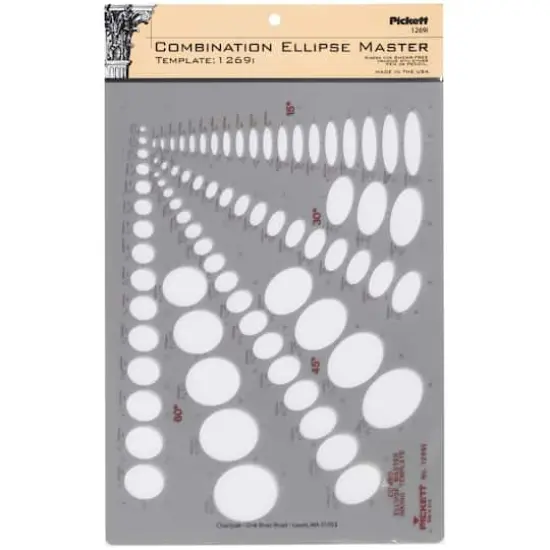 Pickett Combination Ellipse Master Template {1}