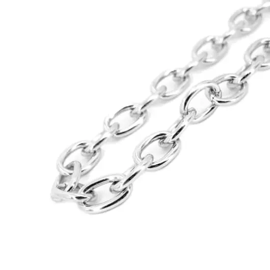 20" Rhodium-Colored Chunky Chain Necklace by Bead Landing&trade; {6}
