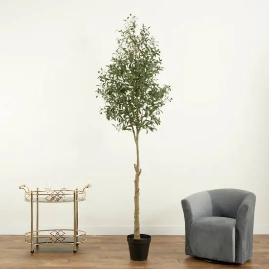 9ft. Potted Artificial Olive Tree {7}