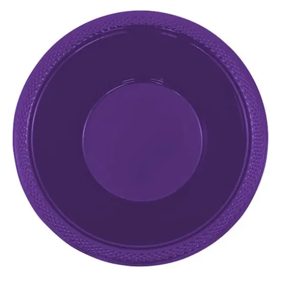 JAM Paper 7" Plastic Bowls, 20ct. Violet {3}