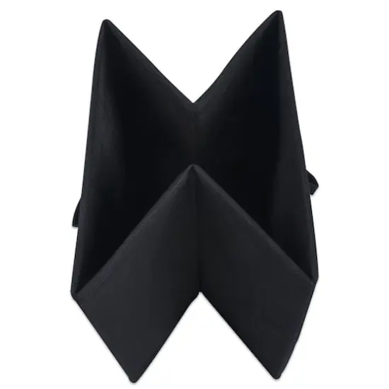 DII&reg; 11" Fabric Cube Storage Baskets, 2ct. Black {6}